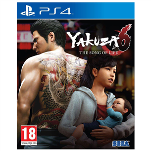 PS4 mäng Yakuza 6: The Song of Life