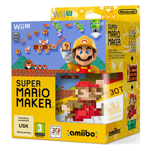 Wii U game Super Mario Maker + Amiibo