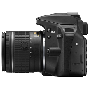 Peegelkaamera Nikon D3400 + objektiivid NIKKOR AF-P VR 18-55 mm ja AF-P VR 70-300 mm