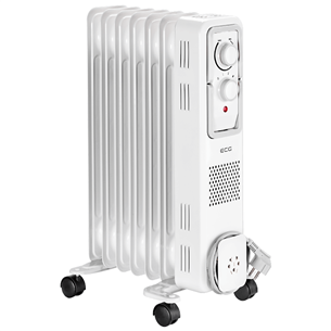 ECG, 1500 W, white - Oil radiator