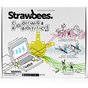 Robotic kit Strawbees Quirkbot