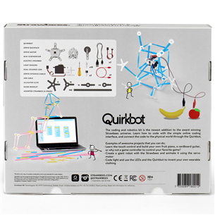 Robotic kit Strawbees Quirkbot