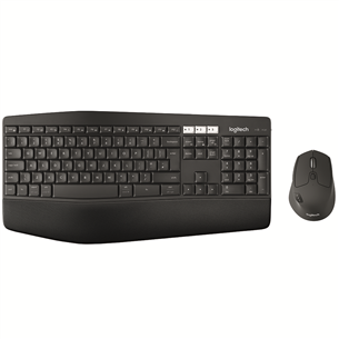 Logitech MK850, RUS, must - Juhtmevaba klaviatuur + hiir