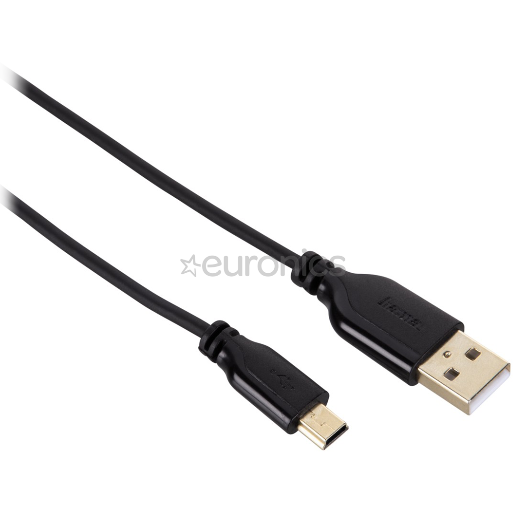 Juhe Mini USB (B5) Hama (0,75 m)