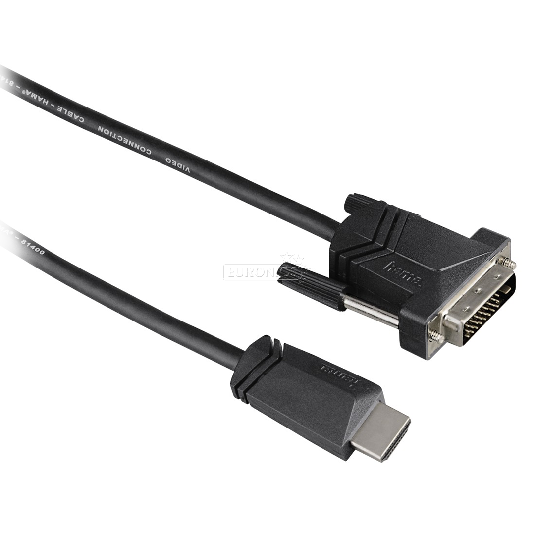Кабель HDMI -- DVI/D, Hama (1,5 м)