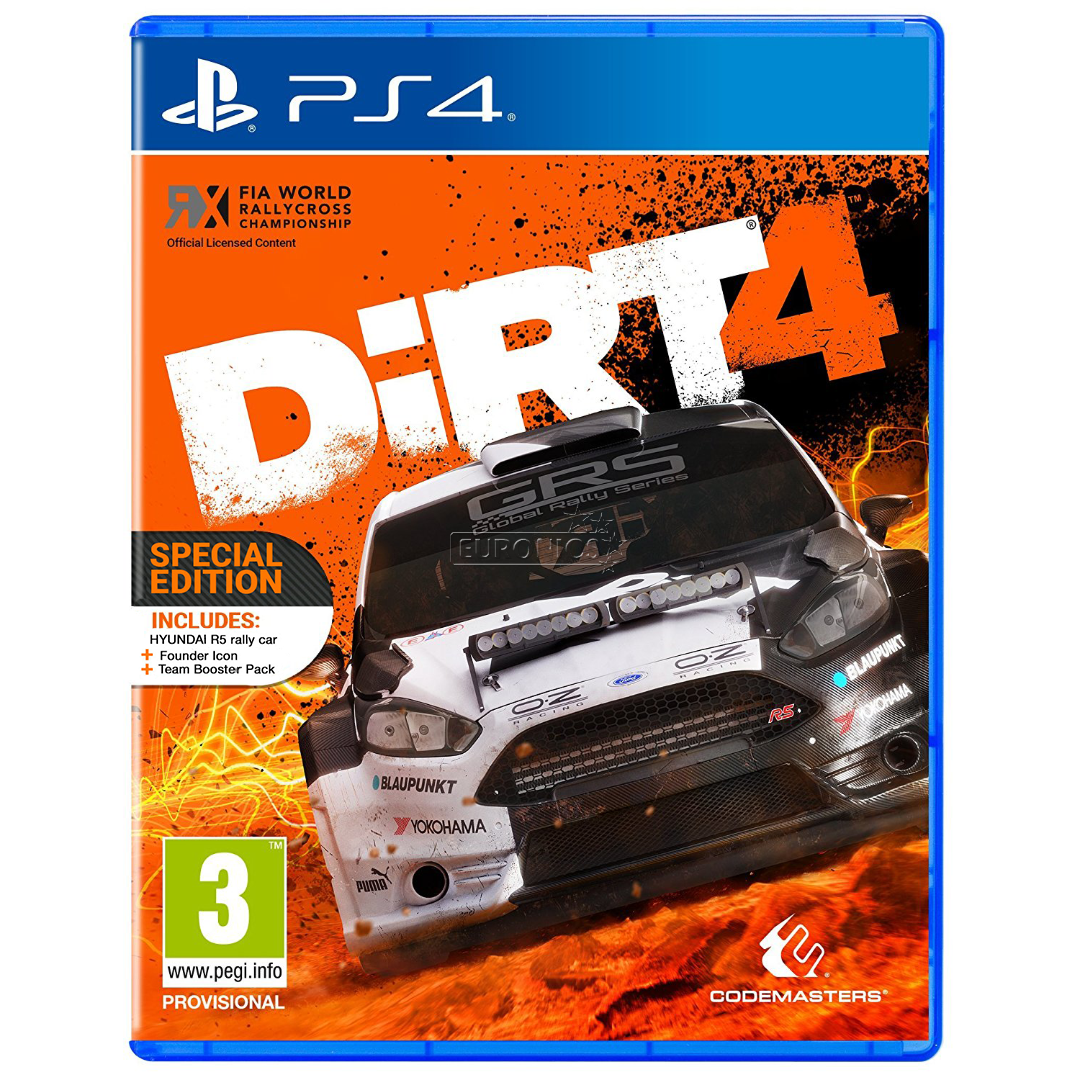 PS4 game DiRT 4 Special Edition