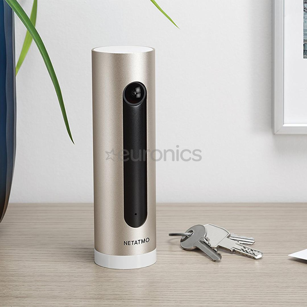 Netatmo Welcome Smart Camera, kuldne - Turvakaamera näotuvastusega