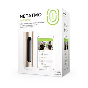 Netatmo Welcome Smart Camera, kuldne - Turvakaamera näotuvastusega