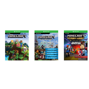 Игровая приставка Microsoft Xbox One S (500 GB) Minecraft Complete Adventure Bundle
