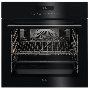 AEG SteamPro 9000, 70 L, black - Built-in Steam Oven