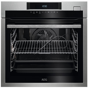 Интегрируемый духовой шкаф с паром AEG