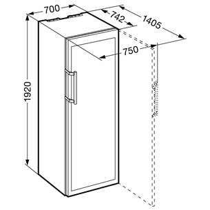 Винный шкаф Vinidor, Liebherr / высота: 192 см