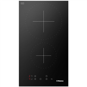 Hansa, width 30 cm, frameless, black - Built-in Ceramic Hob