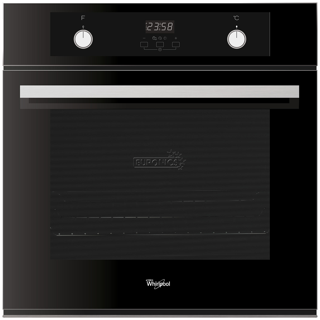 Whirlpool, 65 L, black - Built-in Oven