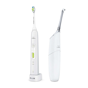 Электрическая зубная щётка Healthy White + ирригатор AirFloss Ultra, Philips