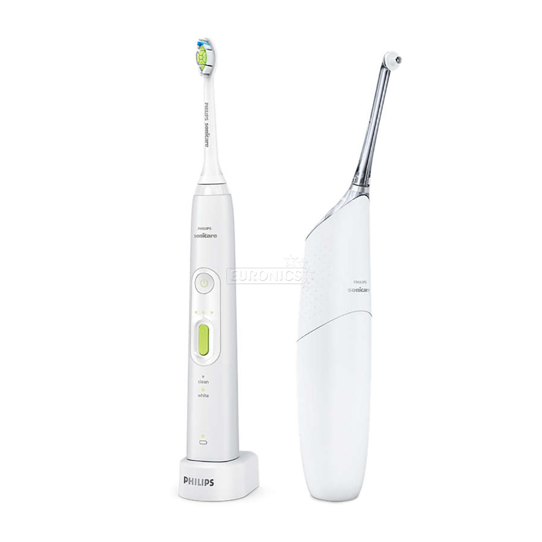 Elektriline hambahari Philips Healthy White + hambavahede puhastaja AirFloss Ultra