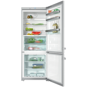Miele, 428 L, height 202 cm, inox - Refrigerator