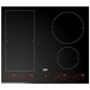 Beko, width 58 cm, black - Built-in induction hob