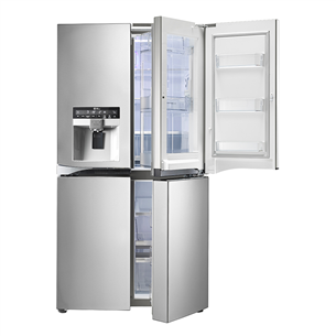 Side-by-Side refrigerator NoFrost, LG / height: 179 cm