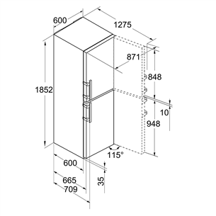 Refrigerator Liebherr (185 cm)