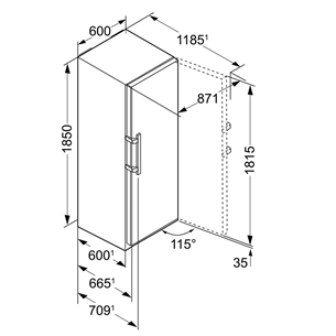 Cooler Liebherr (185 cm)