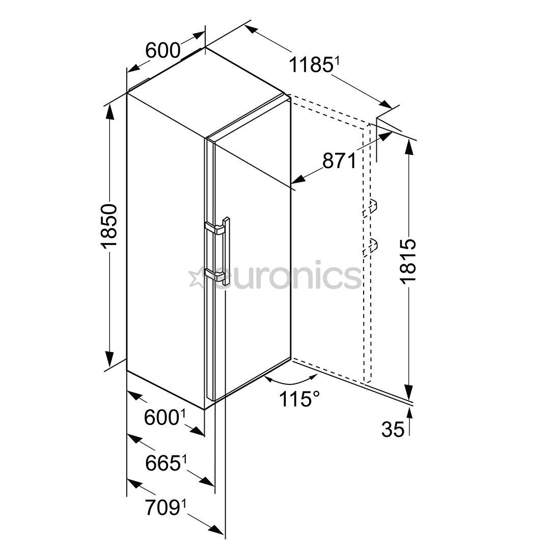 Cooler Liebherr (185 cm)