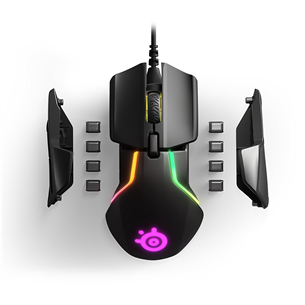 SteelSeries Rival 600, must - Juhtmega optiline hiir