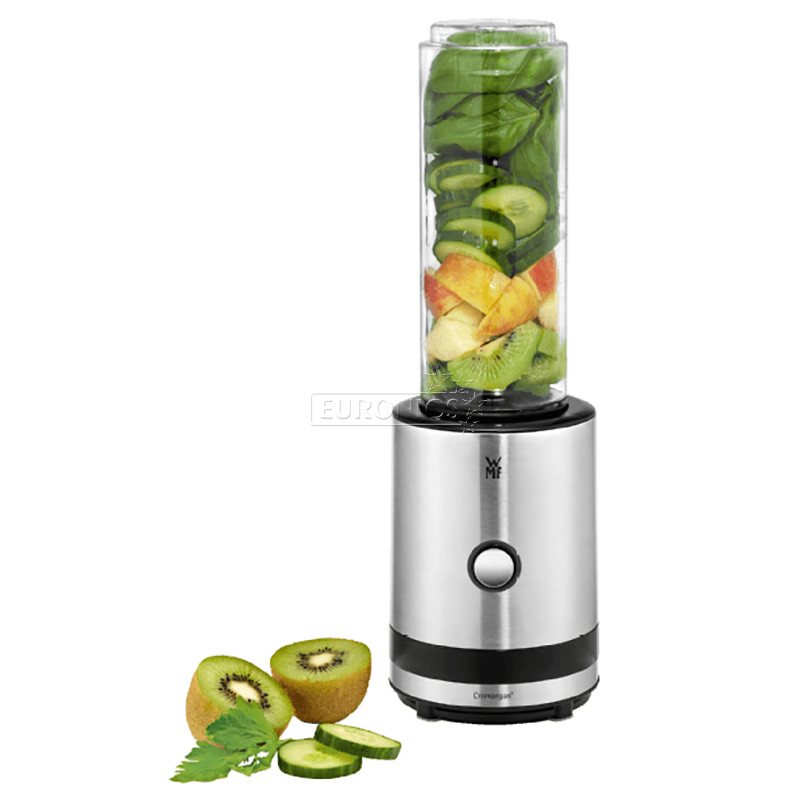 WMF KITCHENminis SmoothieToGo, 300 W, 2 x 600 ml, inox/black - Blender