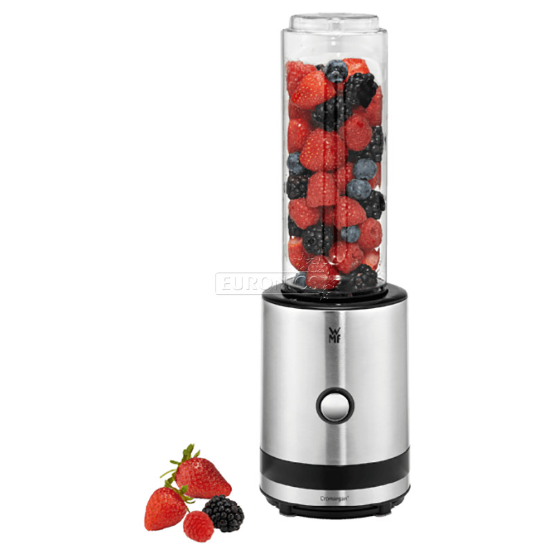 WMF KITCHENminis SmoothieToGo, 300 W, 2 x 600 ml, inox/black - Blender