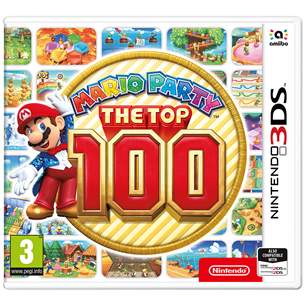 3DS mäng Mario Party: The Top 100