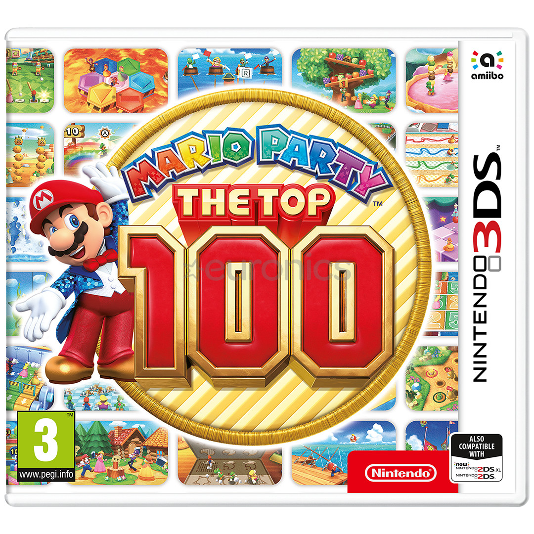 3DS mäng Mario Party: The Top 100