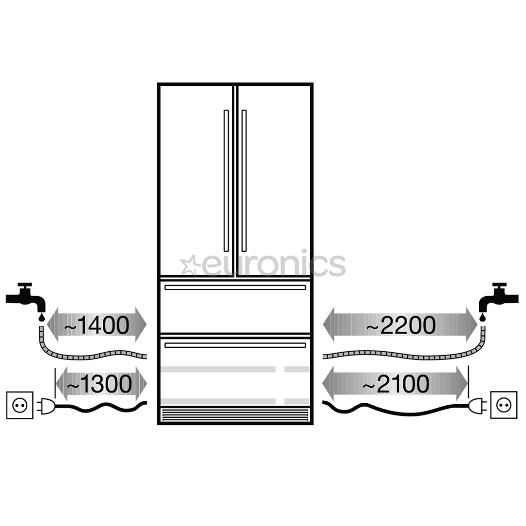 Integreeritav külmik Liebherr (203 cm)