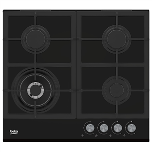 Beko, width 60 cm, black - Built-in Gas Hob HILW64235S