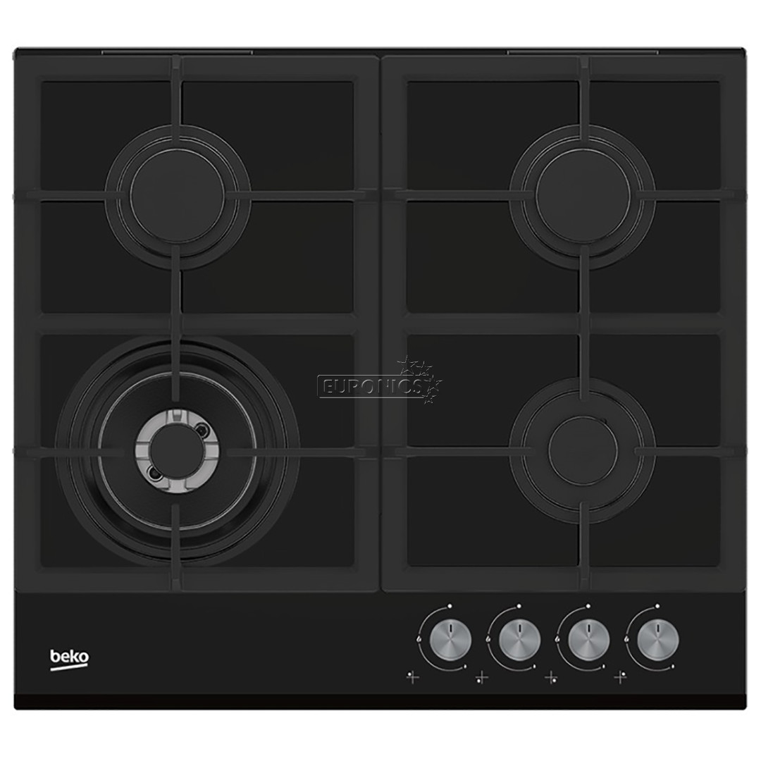 Beko, laius 60 cm, must - Integreeritav gaasipliidiplaat