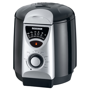 Severin, 840 W, black/grey - Deep fryer