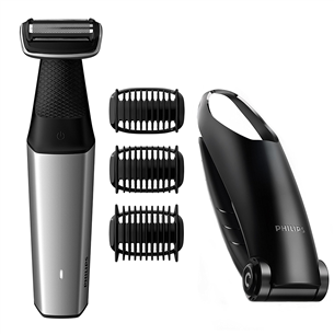 Philips Bodygroom 5000, серебристый/черный - Триммер для тела