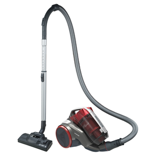 Hoover Khross, 550 W, bagless, red/grey - Vacuum cleaner