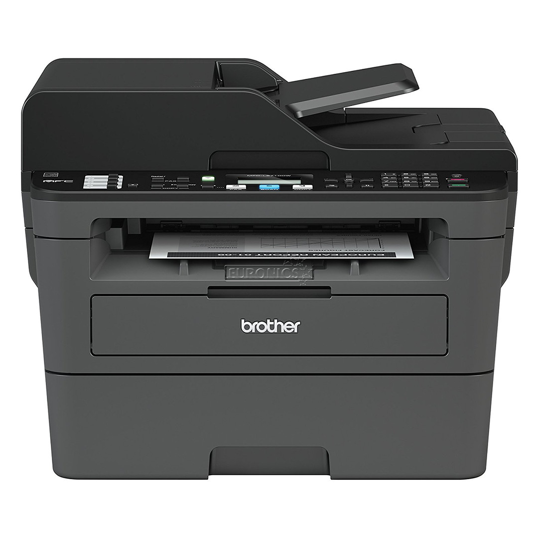 Brother MFC-L2710DW, WiFi, LAN, дуплекс, черный - Многофункциональный лазерный принтер