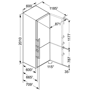 Refrigerator Liebherr (201 cm)