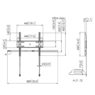 TV wall mount Vogels (42-55")