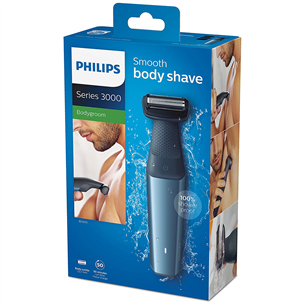 Philips Bodygroom 3000, черный/серый - Триммер для тела