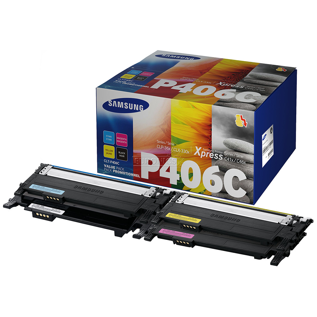 Комплект тонеров Samsung CLT-P406C Rainbow Kit