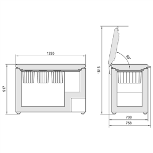 Морозильный ларь Premium, Liebherr / объём: 276 л