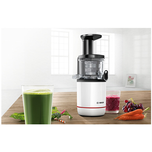 Bosch VitaExtract, 150 W, black/white - Slow juicer