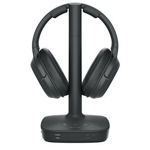 Sony WHL600 7.1, must - Juhtmevabad üle kõrva kõrvaklapid