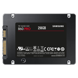 Samsung 860 PRO, 2,5", SATA 3.0, 256 GB - SSD