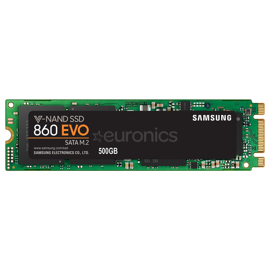 Samsung 860 EVO, M.2, SATA 3.0, 500 GB - SSD