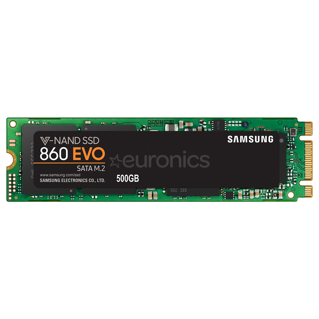 Samsung 860 EVO, M.2, SATA 3.0, 500 GB - SSD