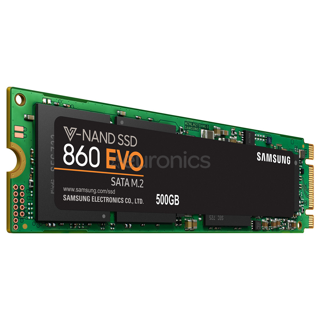 Samsung 860 EVO, M.2, SATA 3.0, 500 GB - SSD