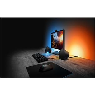 Logitech G560 Lightsync 2.1, must - Arvutikõlarid